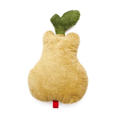 cushion pear from organic cotton plush