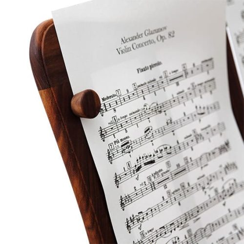 wooden music stand