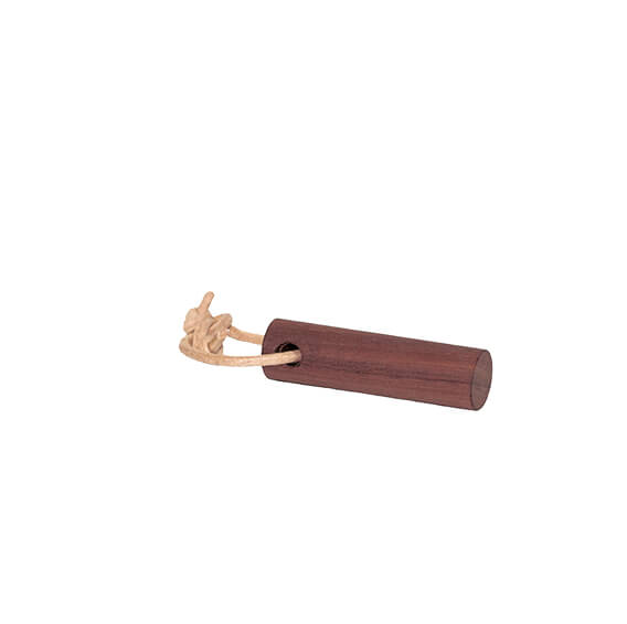 Schlüsselanhänger Holz - aus edlem Zwetschge von Rosemeyers